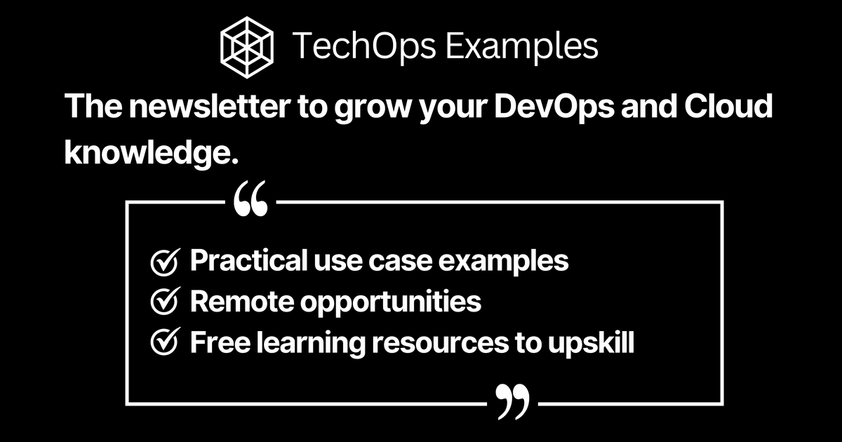 govardhana_mk's tweet card. DevOps and Cloud newsletter to grow your real world expertise — Practical examples, no fluff.