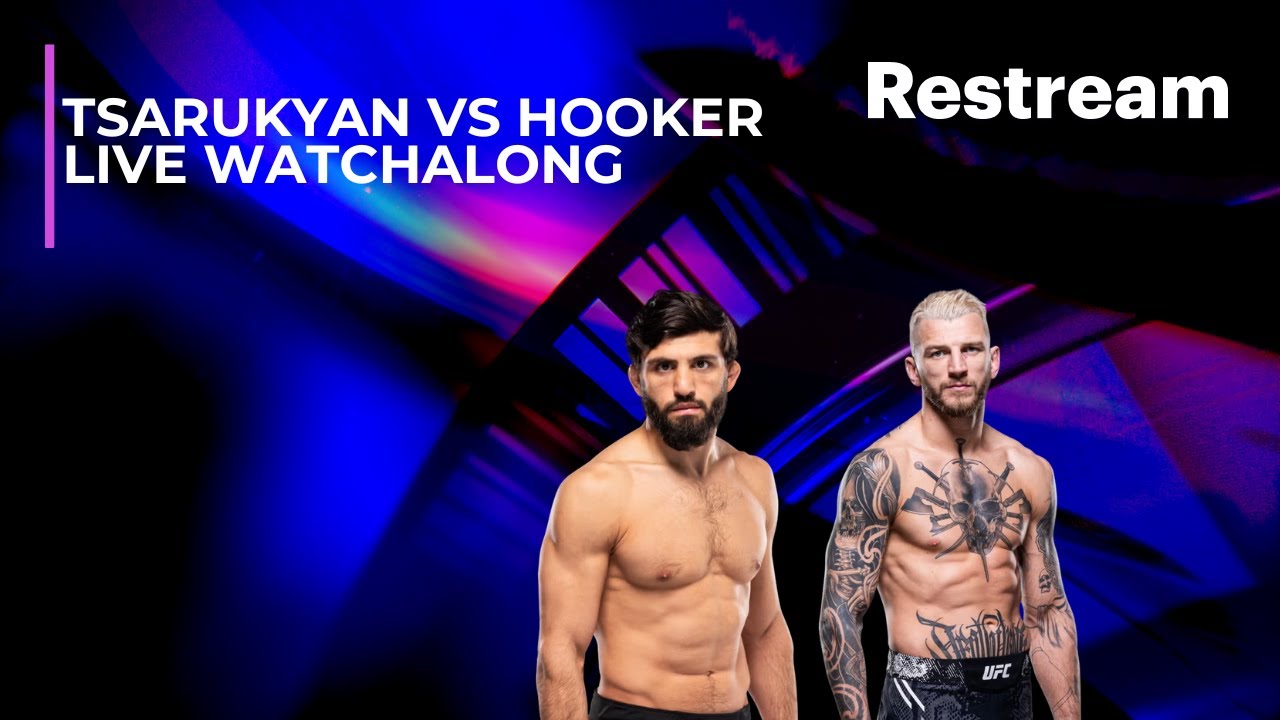swfighthub's tweet card. Arman Tsarukyan vs Dan Hooker Live Watchalong