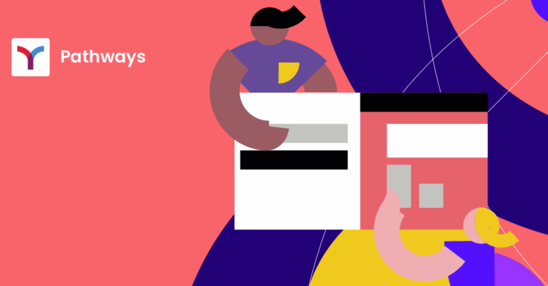 pathways_tool's tweet card. Help prospective students see career pathways, directly from your courses.