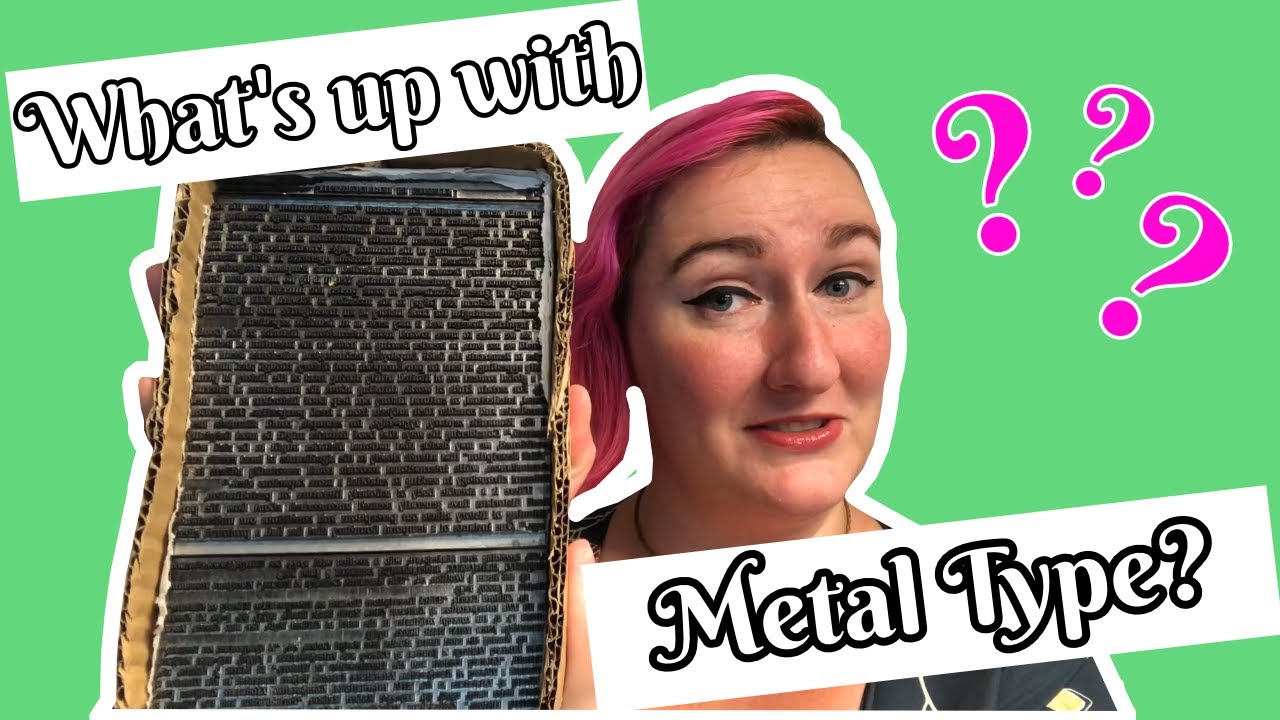 book_historia's tweet card. Myth Busting Metal Type | Bite Sized Book History