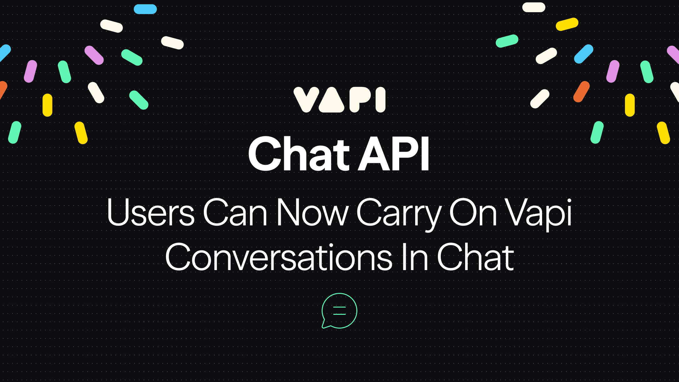 iammahimai's tweet card. Read Make your voice agents also chat with Vapi’s new Chat API on the Vapi blog