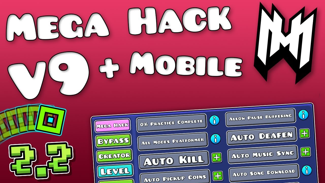 absolllute's tweet card. Mega Hack v9 | #1 PC/Mobile Mod Menu | Geometry Dash 2.2
