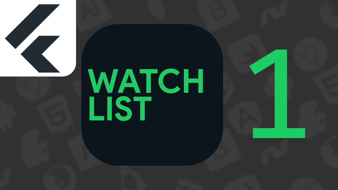 GenericTyping's tweet card. Live Coding: WatchList [Flutter] - Part 1