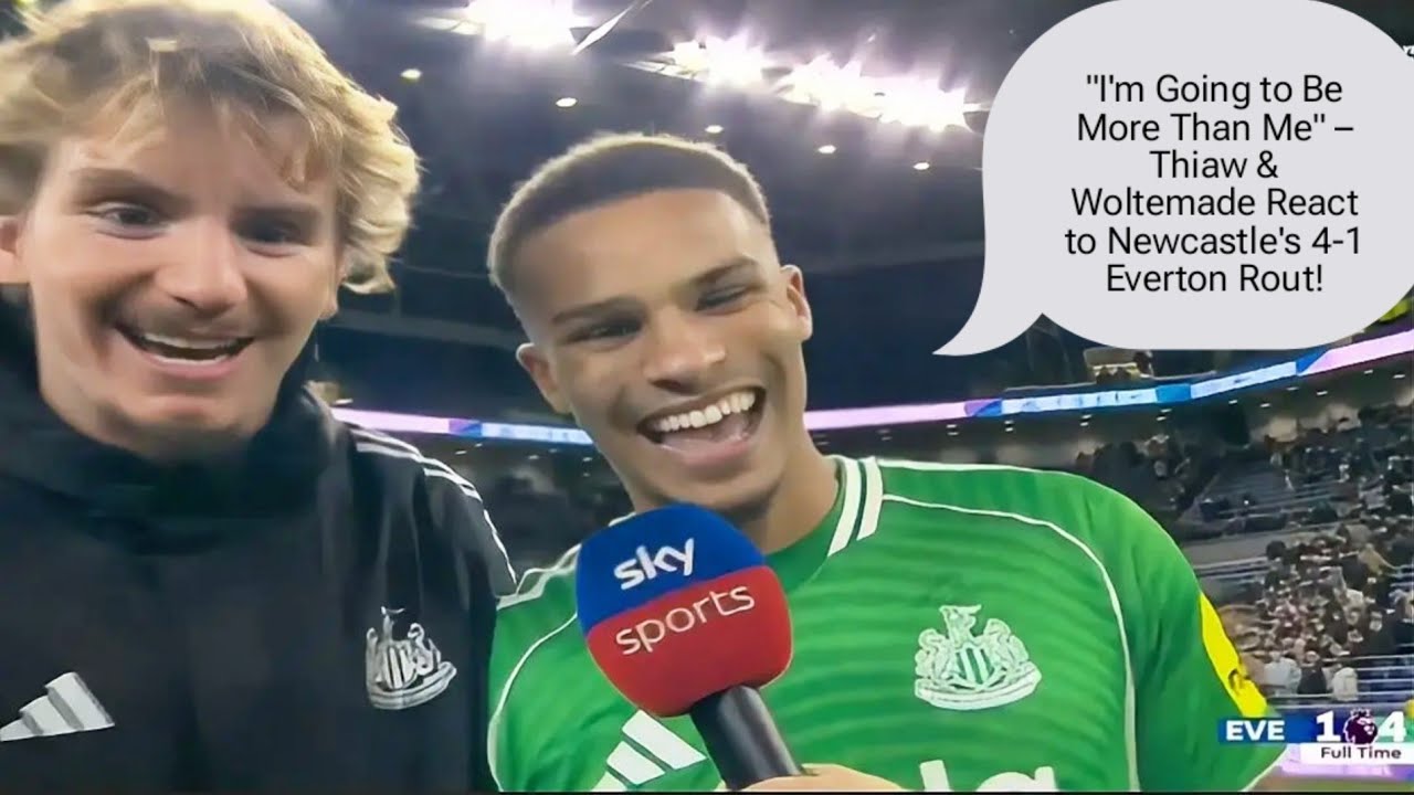steve_sharp74's tweet card. I Didn't Notice... Fastest Goal This Season! Thiaw & Woltemade Reacts...