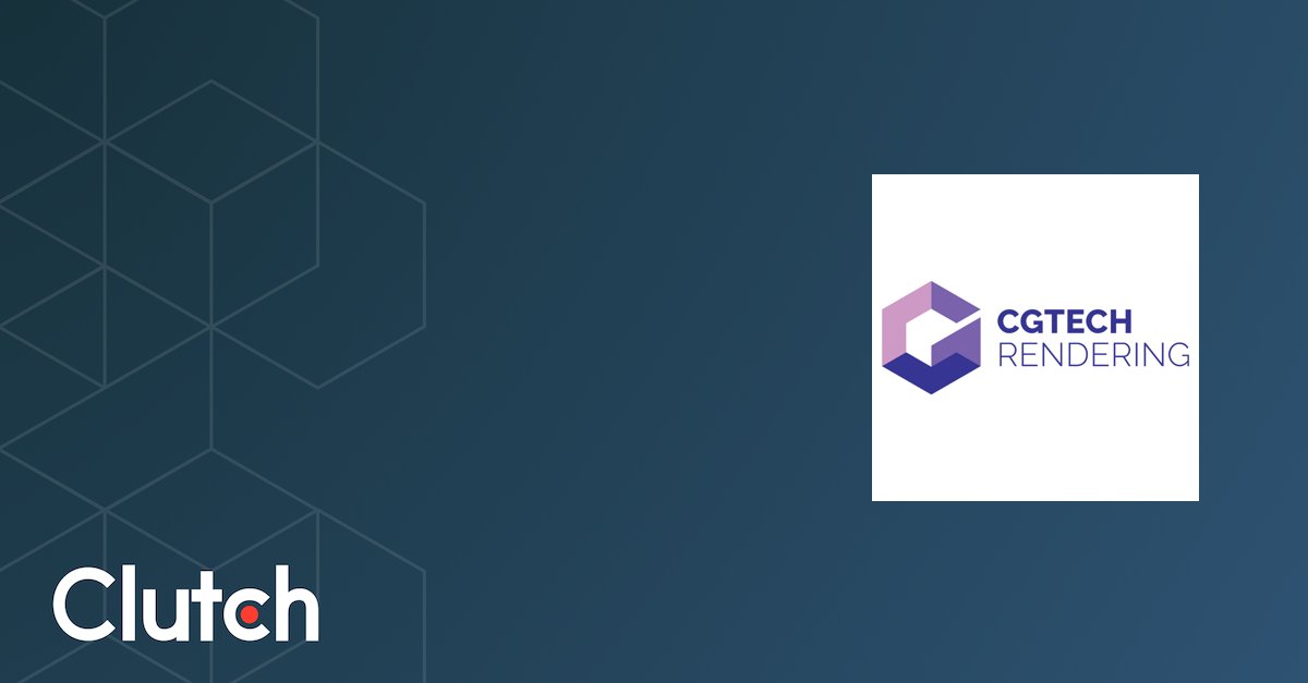 CGTechRendering's tweet card. CGTech Rendering is a professional visualization studio based in Dickinson, TX, dedicated to delivering high-quality 3D rendering services that transform design