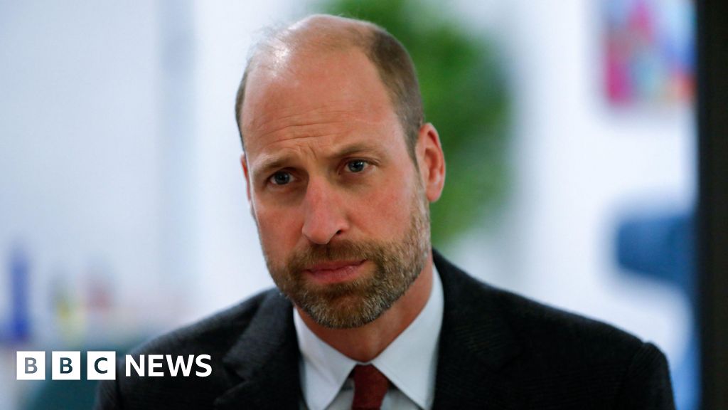 BBCNews's tweet card. The Prince of Wales visits a number of severely ill children from Gaza being treated by the NHS.