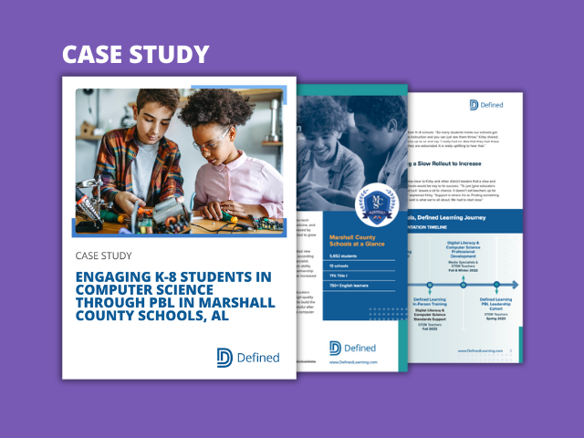 DefinedLearning's tweet card. In this case study, you'll learn step-by-step how MCS rolled out and implemented Defined Learning in their K-8 schools and the impact these platforms have had on student engagement and proficiency.