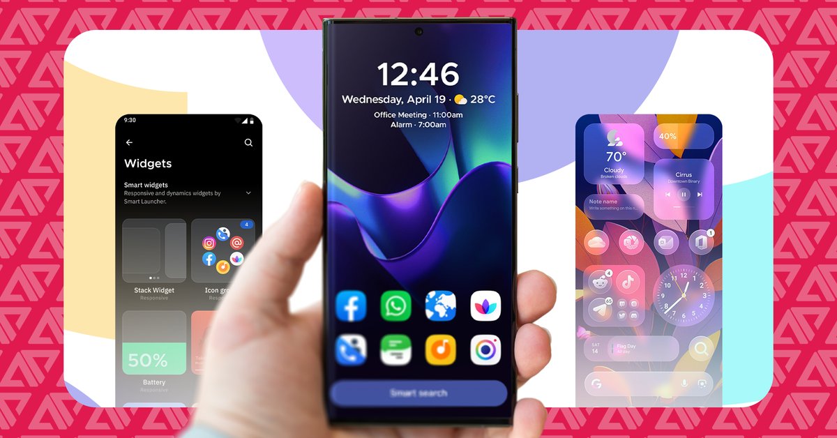 AndroidPolice's tweet card. Smart Launcher > Pixel Launcher