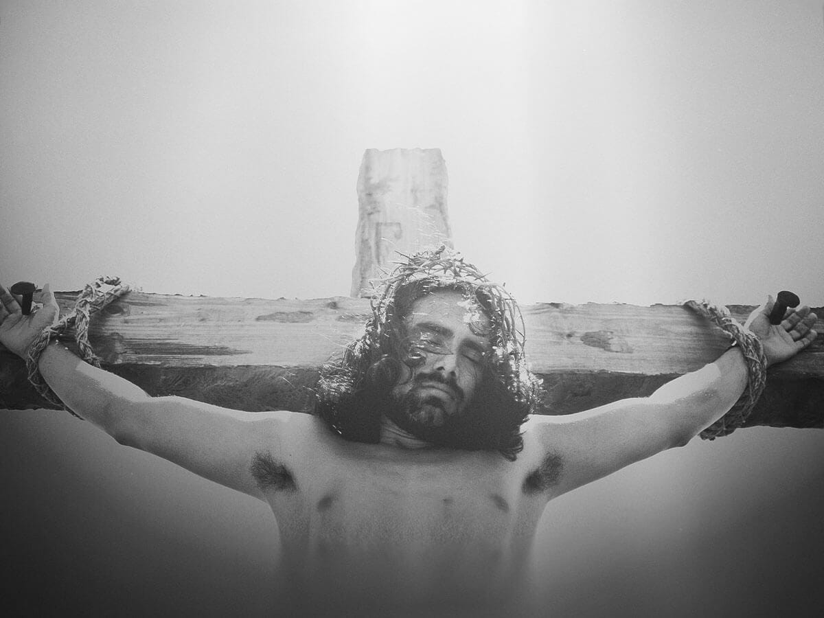 CSLewisDaily's tweet card. Discover the age of Jesus when He was crucified, and how His death reconciled us with God through resurrection.