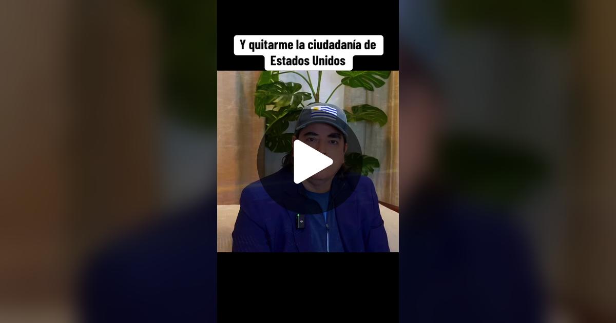 LUISAUGUSTORUI5's tweet card. 19.1K me gusta, 2899 comentarios. "Y quitarme la ciudadanía de Estados Unidos"