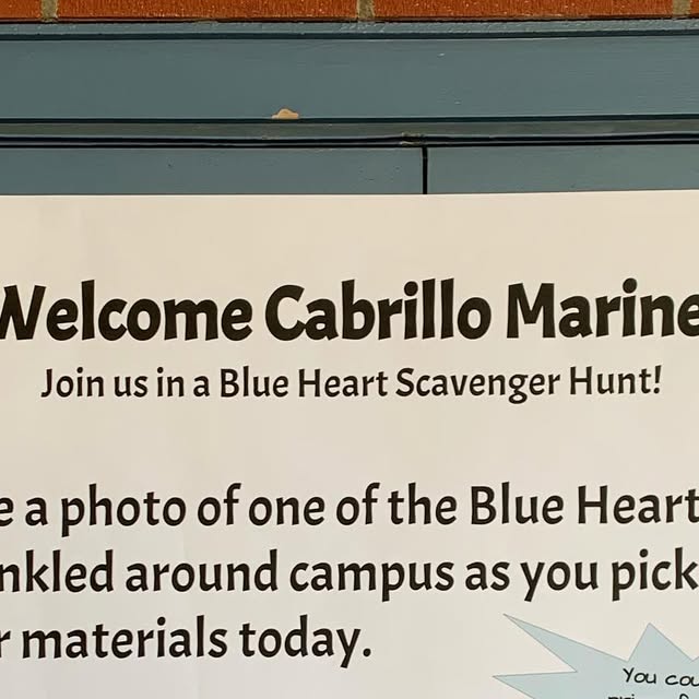 cabrillomiddle's tweet card. CabrilloBlueHeart (@cabrilloblueheart) • Instagram photo