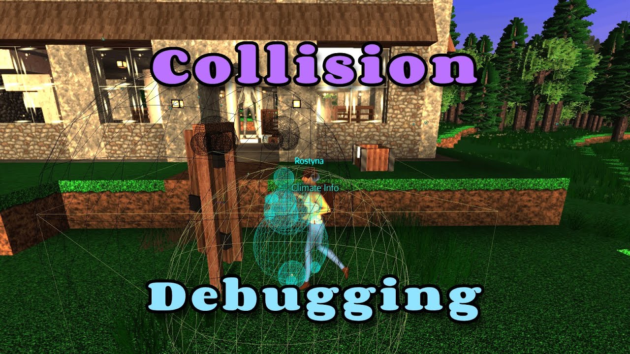 Simsilica's tweet card. Mythruna - "Collision Debugging" Live Stream