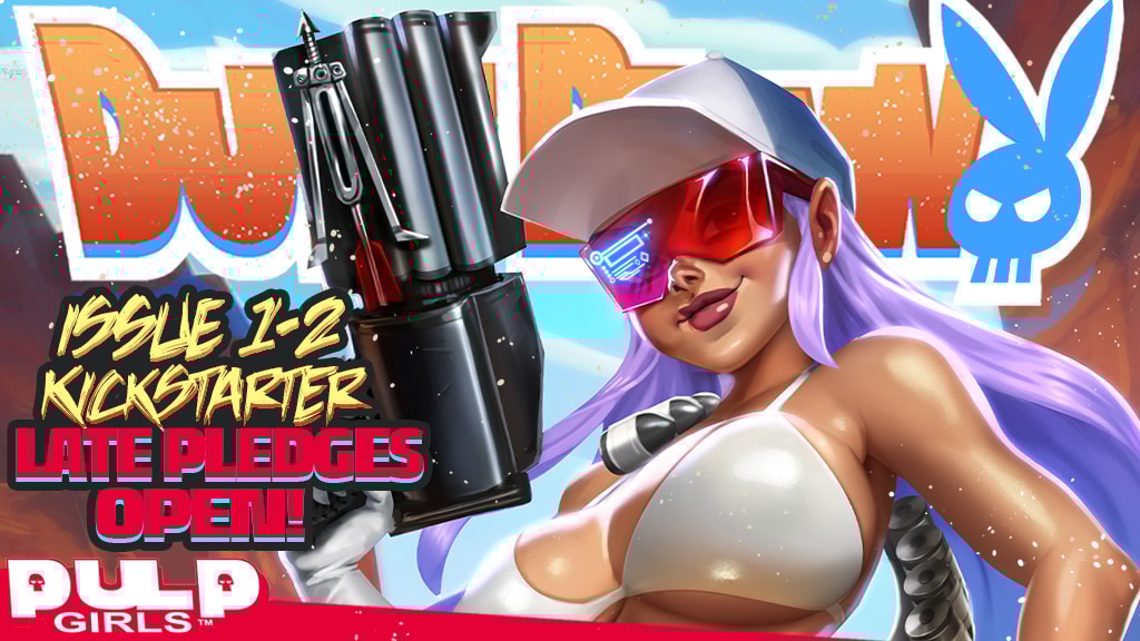 andrewtek's tweet card. The post-warming cyber western with an enigmatic 6-GUN slinging "BOUNTY DUSTER" roaming the sun scorched New West continues!