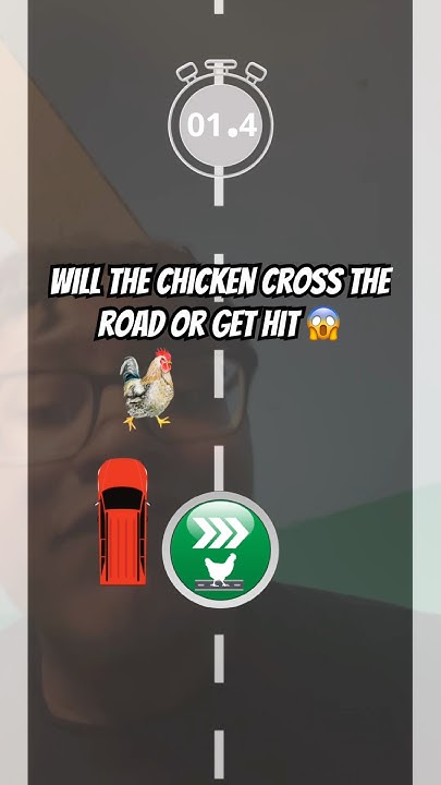 Notarugpull1's tweet card. Just cross the freaking road 🤬😭 #shorts #youtubegame #chicken