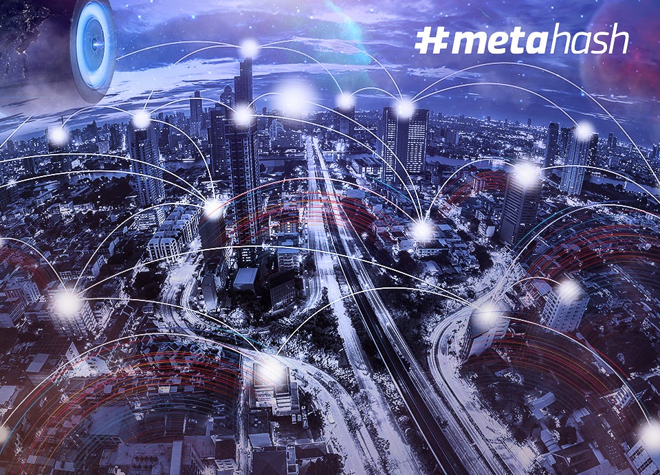 MetaHashES's tweet card. ¿Alguna vez te has parado a pensar en cómo influyen en el mundo invenciones tales como la tecnología Blockchain? ¿Qué perspectivas están…