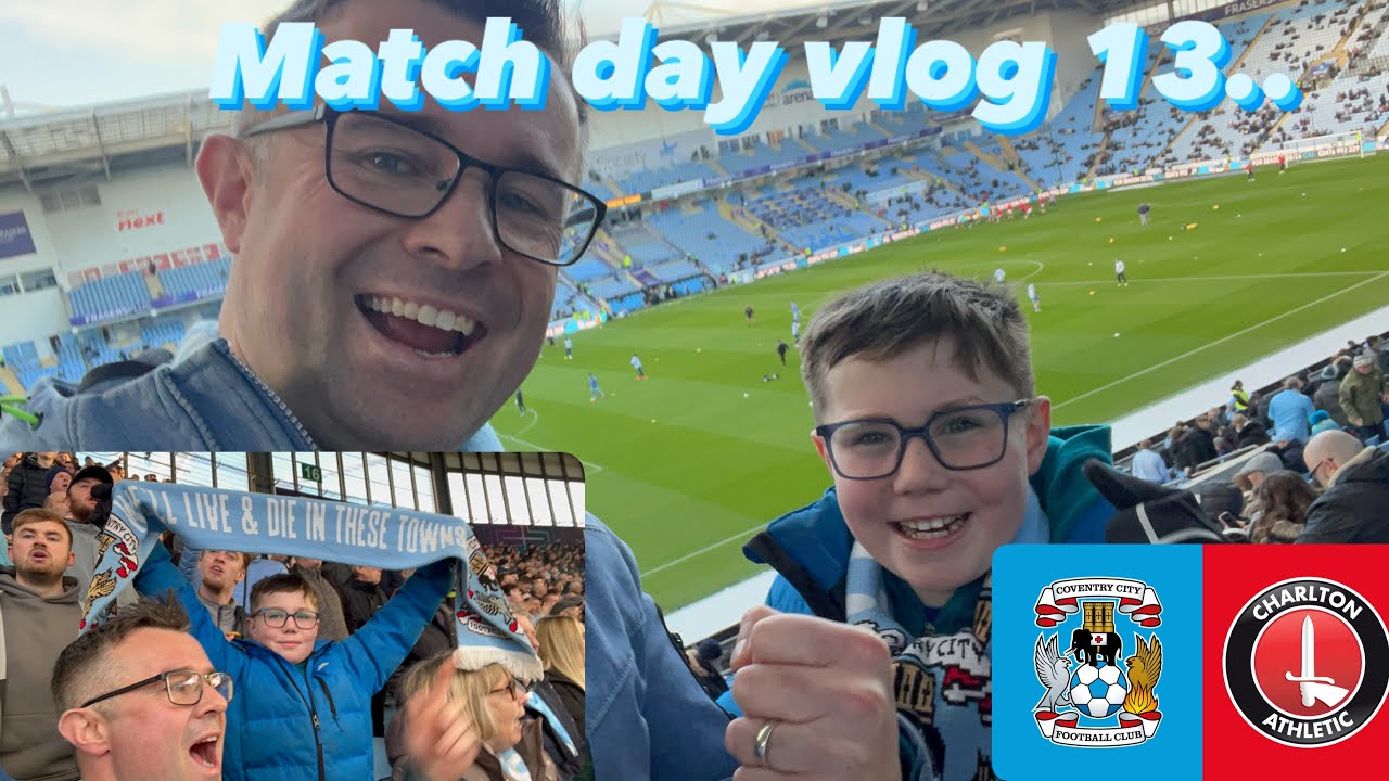 BenjaminLipman's tweet card. Match Day Vlog 13 25:26 Season EFL Championship Coventry City vs...