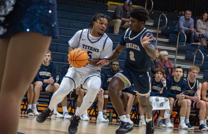 WC_Titans's tweet card. NEW CONCORD, Ohio--The Westminster College men's basketball team suffered a 72-64 loss at Muskingum Saturday afternoon.