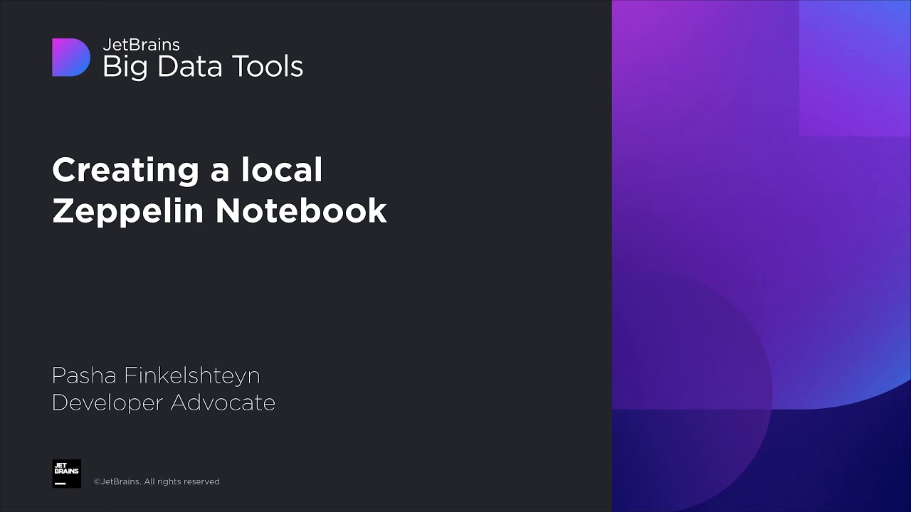 BigDataTools's tweet card. Creating a Local Zeppelin Notebook