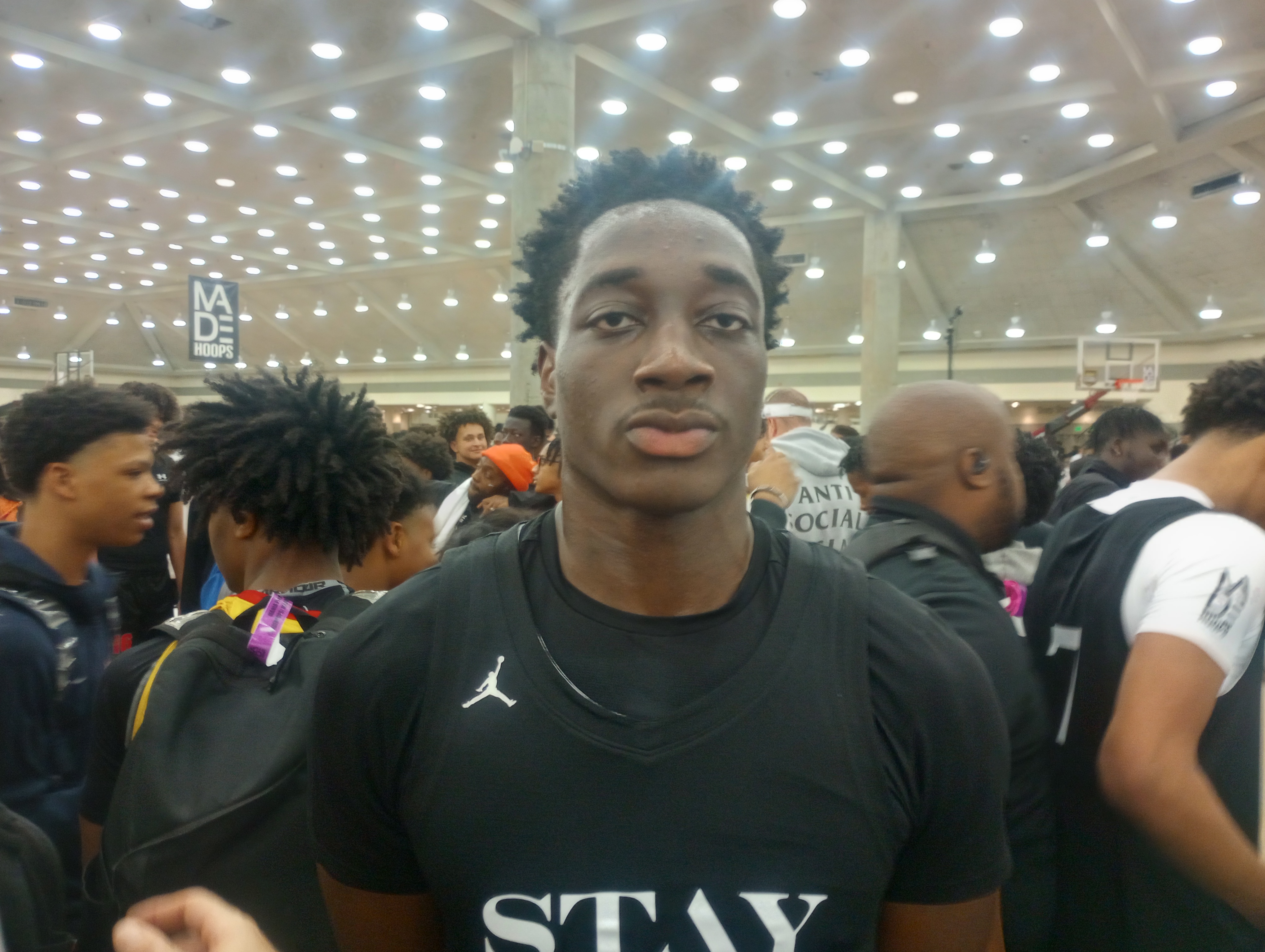 PrepHoopsMD's tweet card. I made the trip down to Baltimore for the Made Hoops event that featured teams from as far south as Florida and as far north as Canada. Here are some of the wings and bigs that stood out: Elijah...