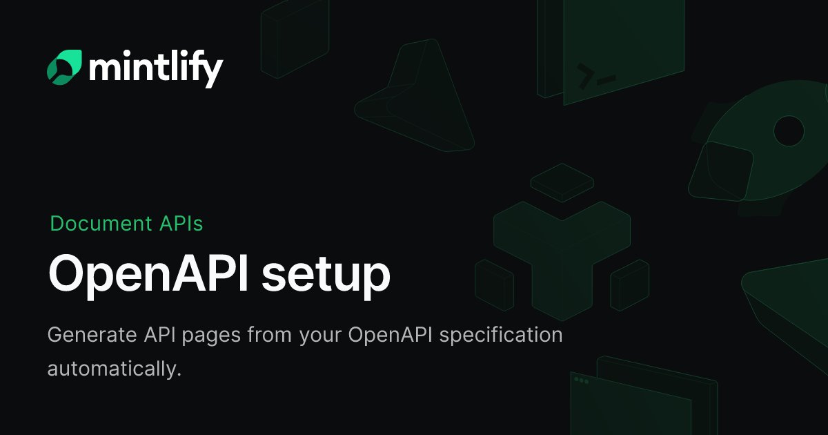 skeptrune's tweet card. Generate API pages from your OpenAPI specification automatically.