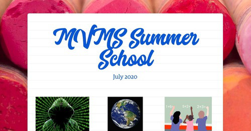 KishaLogan's tweet card. MVMS Summer School