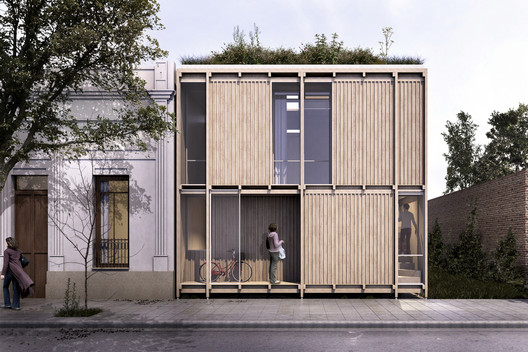 crconstructora's tweet card. El Concurso Nacional de Ideas “Prototipo de Vivienda Sustentable Ejecutado con Madera”, promovido por la Cámara de la Madera, Mueble y Equipamiento...