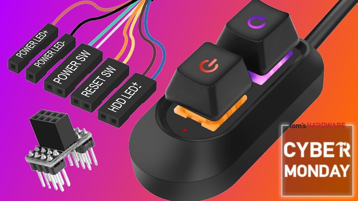 McsCapsuleTech's tweet card. The MEIRIYFA external desktop PC power switch looks hilarious, but it could be pretty handy for some folks.