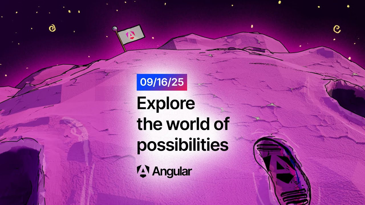 angular's tweet card. Angular + AI Developer Event