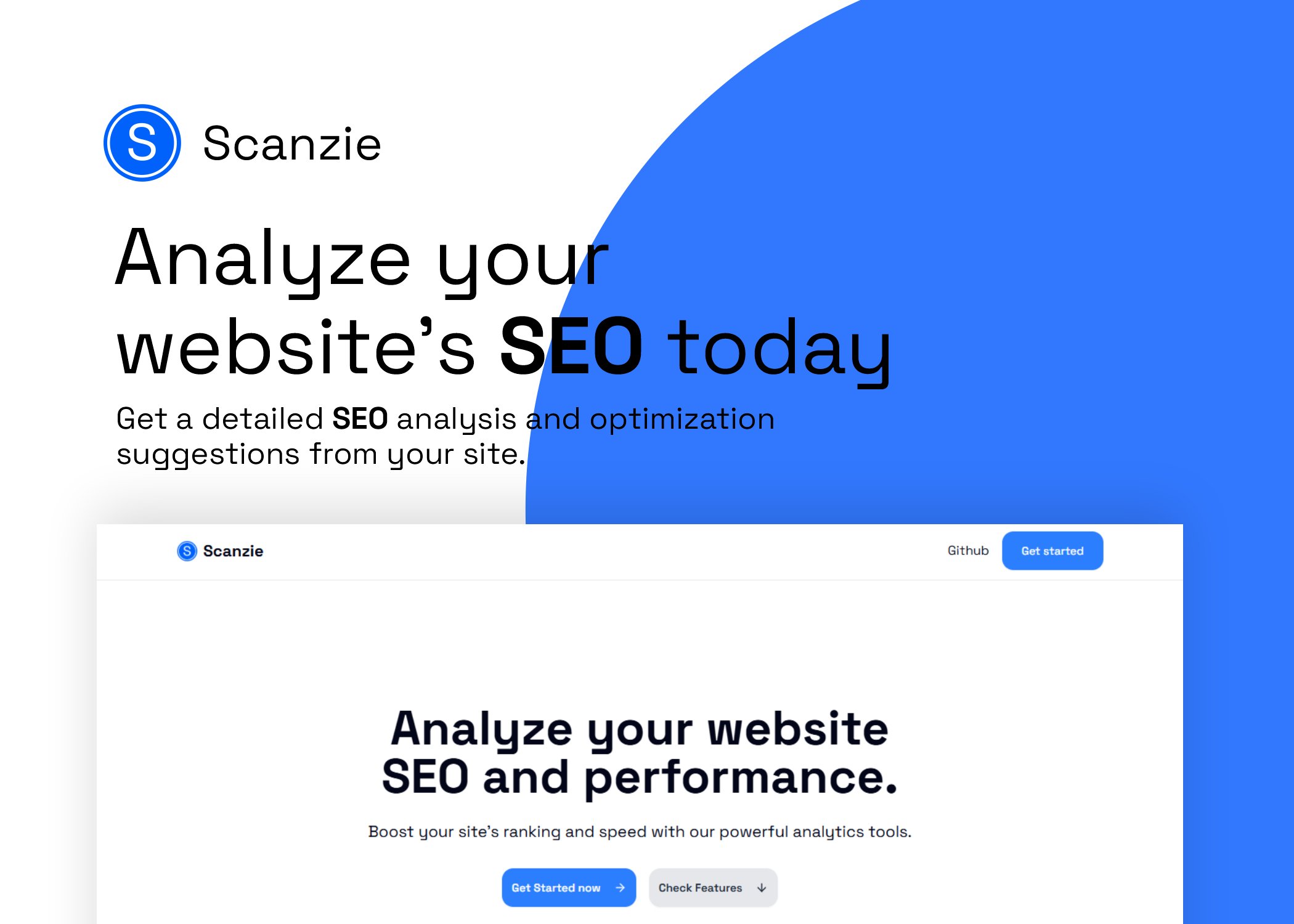 fisayocoder's tweet card. Analyze and optimize your website's SEO performance with Scanzie, the ultimate SEO analyzer tool.