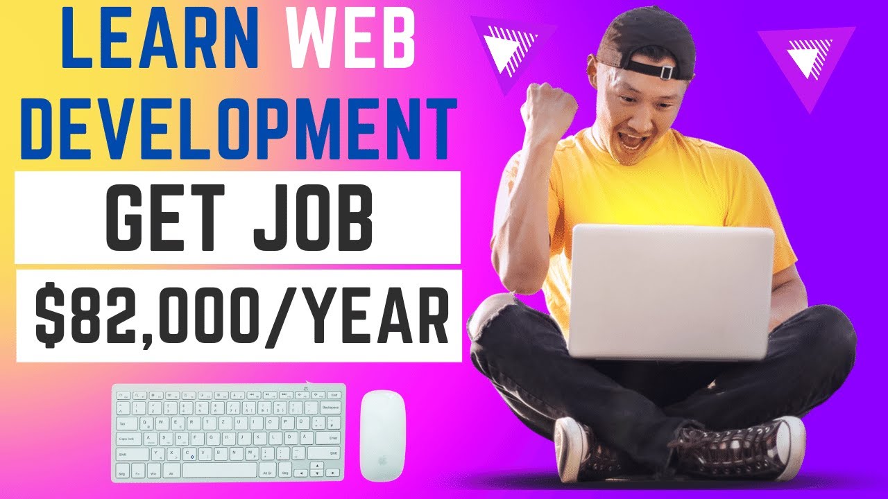 aaroncayc's tweet card. Learn Web Development and Get Job $82,000/year