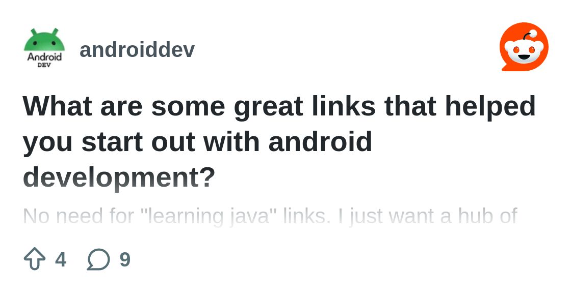 r_androiddev's tweet card. Explore this post and more from the androiddev community