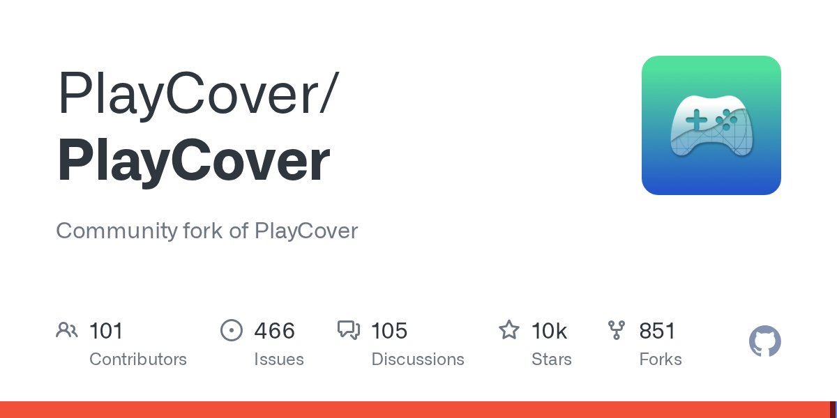 iOSDevTools's tweet card. Community fork of PlayCover. Contribute to PlayCover/PlayCover development by creating an account on GitHub.