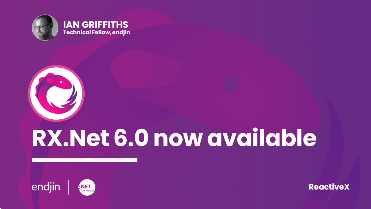 dotNetLibHunt's tweet card. For the first time since 2020, a new release of Rx.NET is available, supporting .NET 6 and .NET 7.