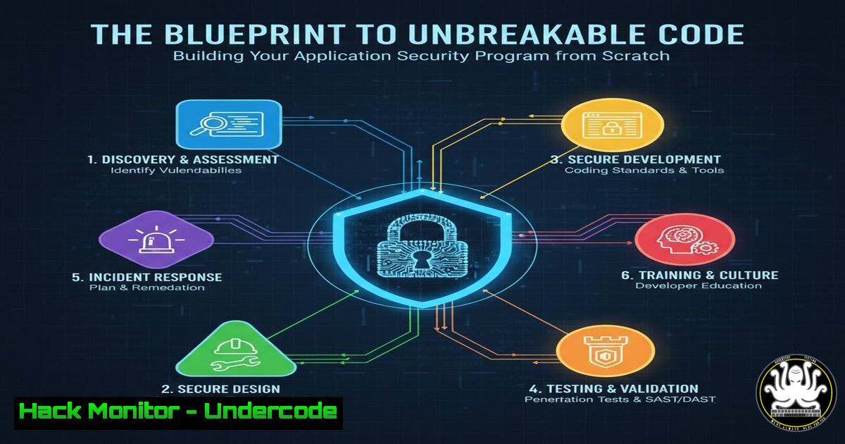 UndercodeUpdate's tweet card. The Blueprint to Unbreakable Code: Building Your Application Security Program from Scratch - "Undercode Testing": Monitor hackers like a pro. Get real-time