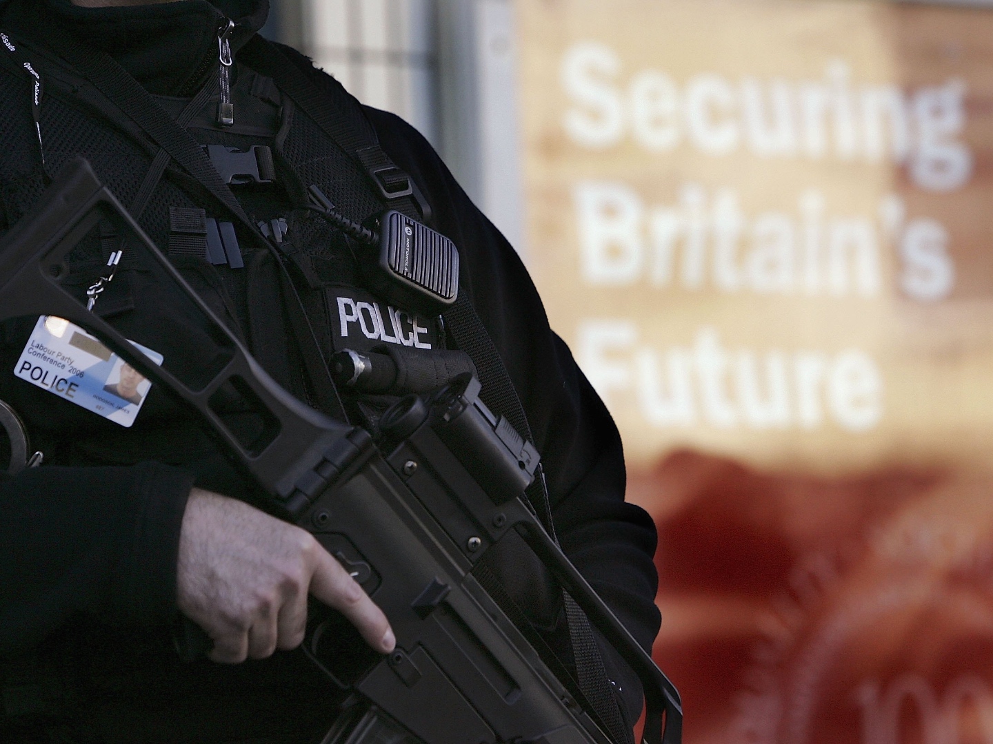 swiftfoxmark2's tweet card. West Yorkshire Police arrested a business owner over a picture he posted on social media of himself holding a gun in the United States.