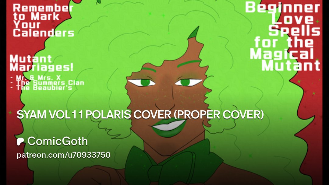 comicgoth666's tweet card. Get more from ComicGoth on Patreon