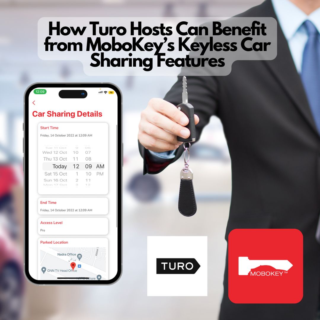 MoboKey's tweet card. Managing a Turo hosting business can be challenging, especially when juggling key handovers, renter schedules, and vehicle security. MoboKey’s innovative keyless car-sharing technology offers Turo...