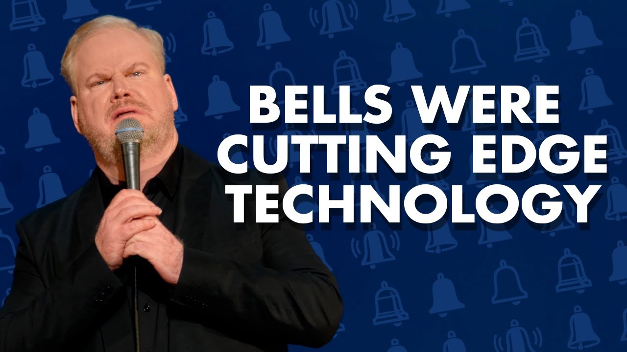 JimGaffigan's tweet card. When Bells Were Cutting Edge Technology | Jim Gaffigan: Dark Pale