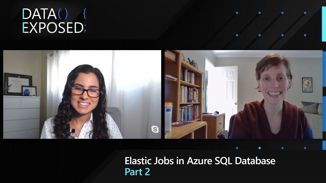 aKateSmithSQL's tweet card. Elastic Jobs in Azure SQL Database - Part 2 | Data Exposed