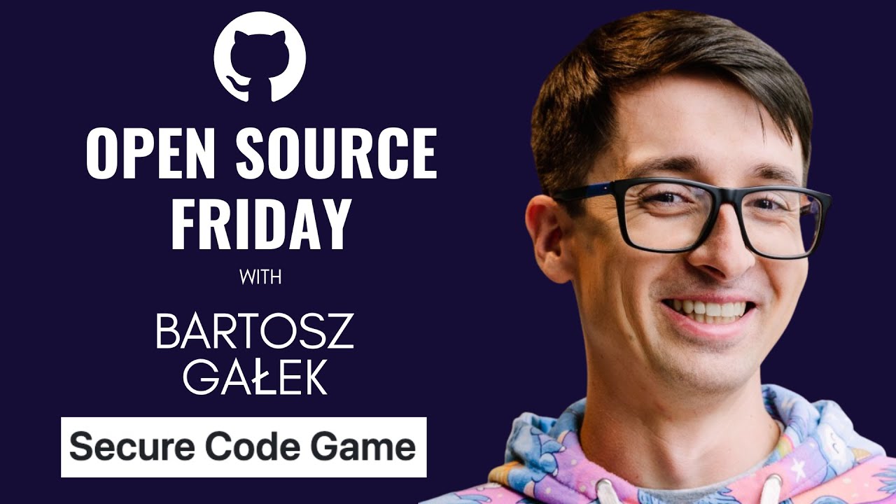 acolombiadev's tweet card. Open Source Friday: Secure Code Game – Season 3 with Bartosz Gałek &...