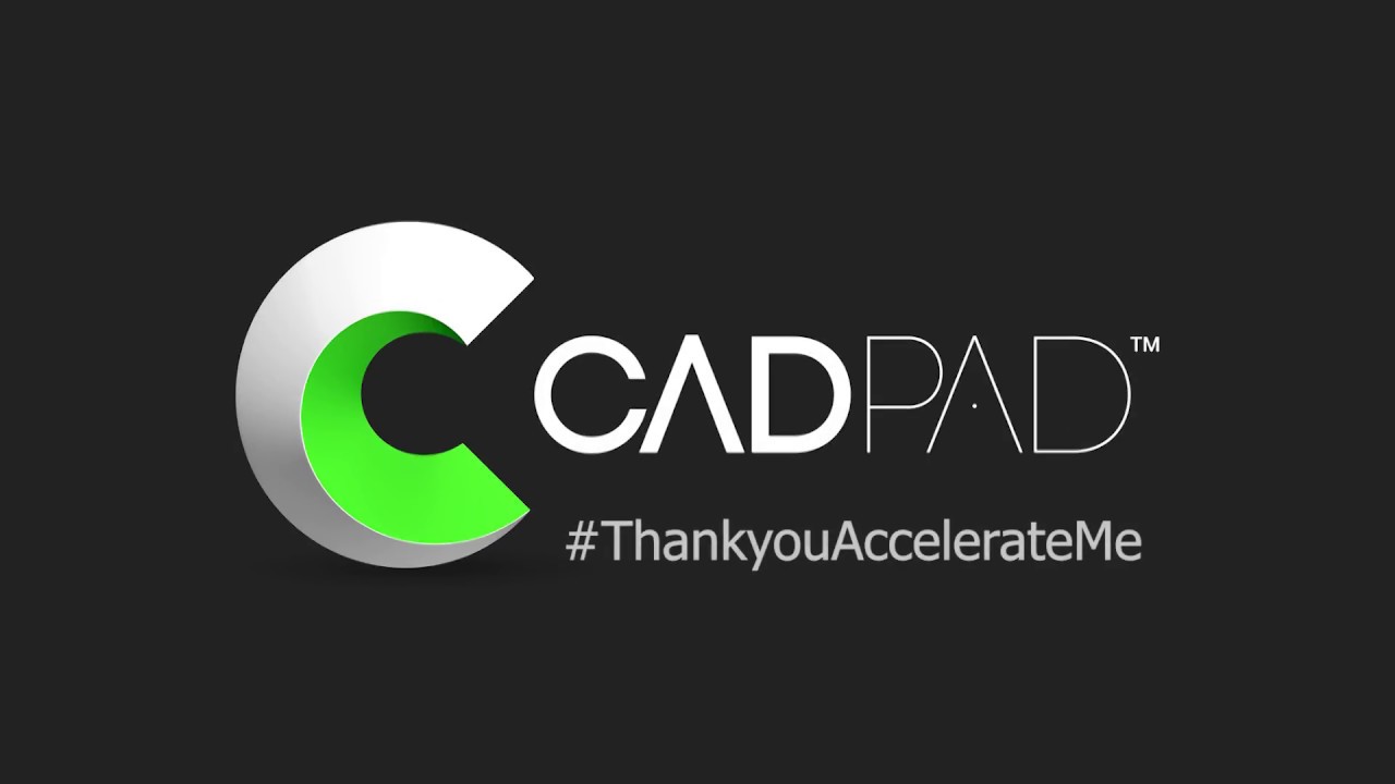 CADPAD3d's tweet card. AccelerateMe Demo Day