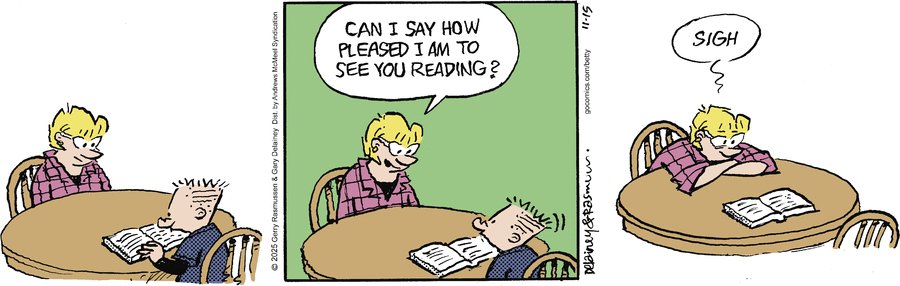 technolandy's tweet card. Read Betty—a comic strip by creator Gary Delainey & Gerry Rasmussen—for today, November 15, 2025, and check out other great comics, too!
