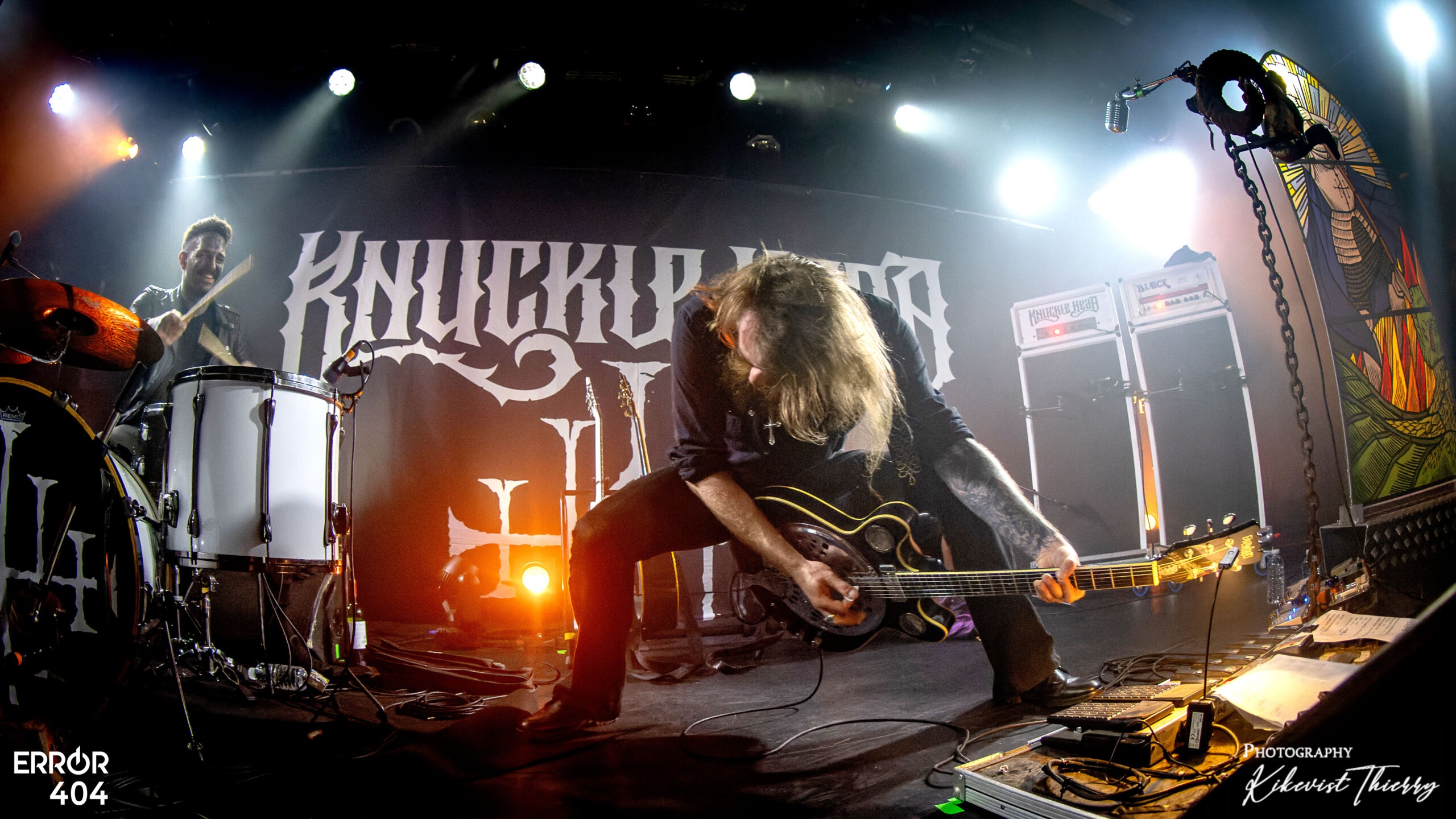 Error404Fr's tweet card. Live report du concert parisien de Knuckle Head avec en guest Witchoriuos à La Maroquinerie le 11 Avril 2022.