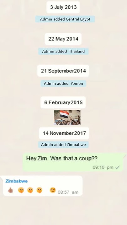 WikieDotClick's tweet card. When there is a Coup WhatsApp group ... 🔫🤣 #shorts