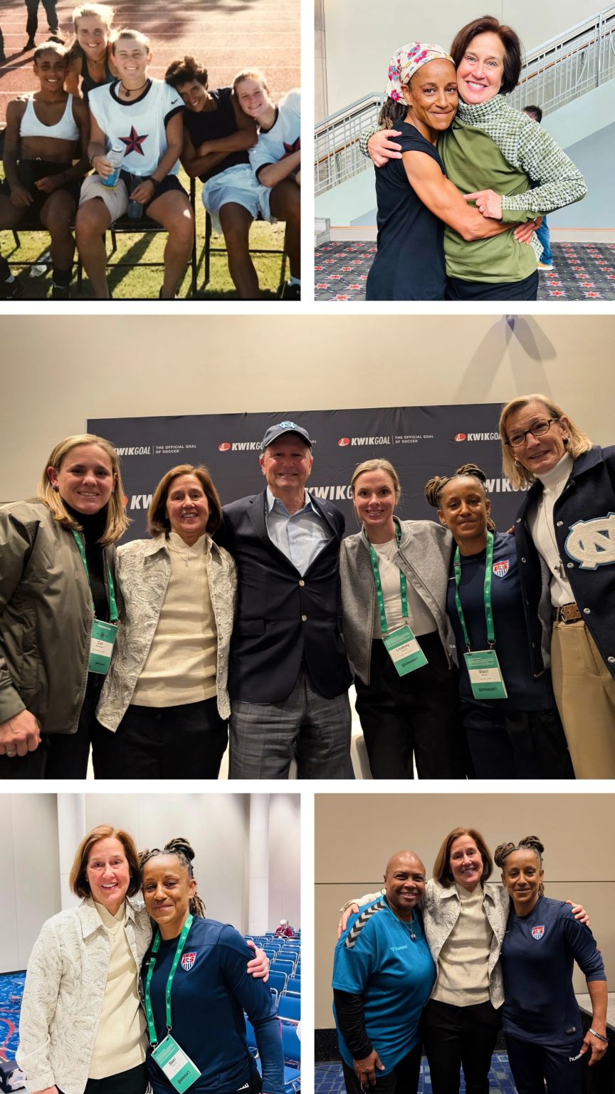 DrColleenHacker's tweet card. 30 YEARS Staci Wilson...from winning the first Gold Medal in history (there's never a second first) to colleagues on stage TOGETHER. #GratefulHeart