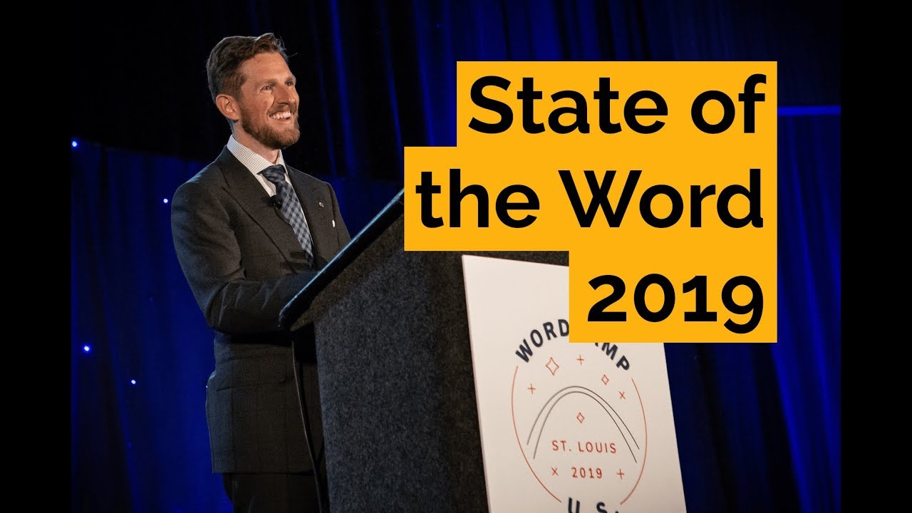 felipe_elia's tweet card. State of the Word 2019