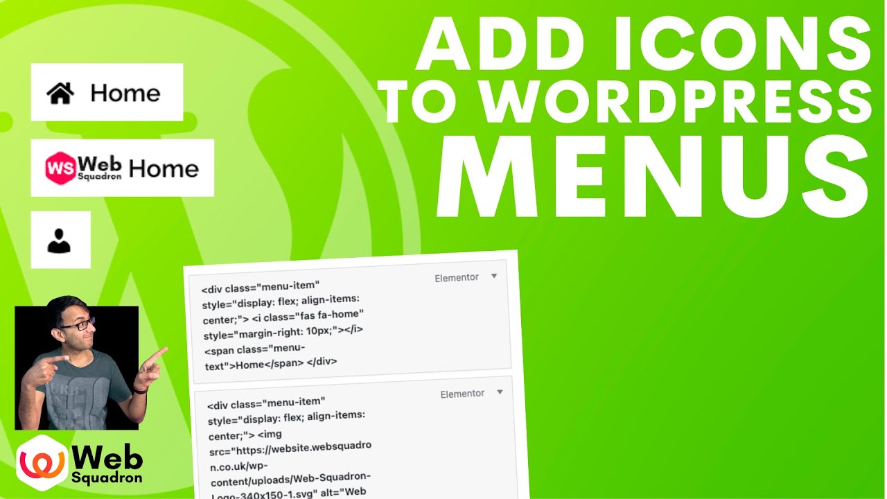 ImranWebsites's tweet card. Add Icons to the Wordpress Menu with 3 Methods - Wordpress Tutorial