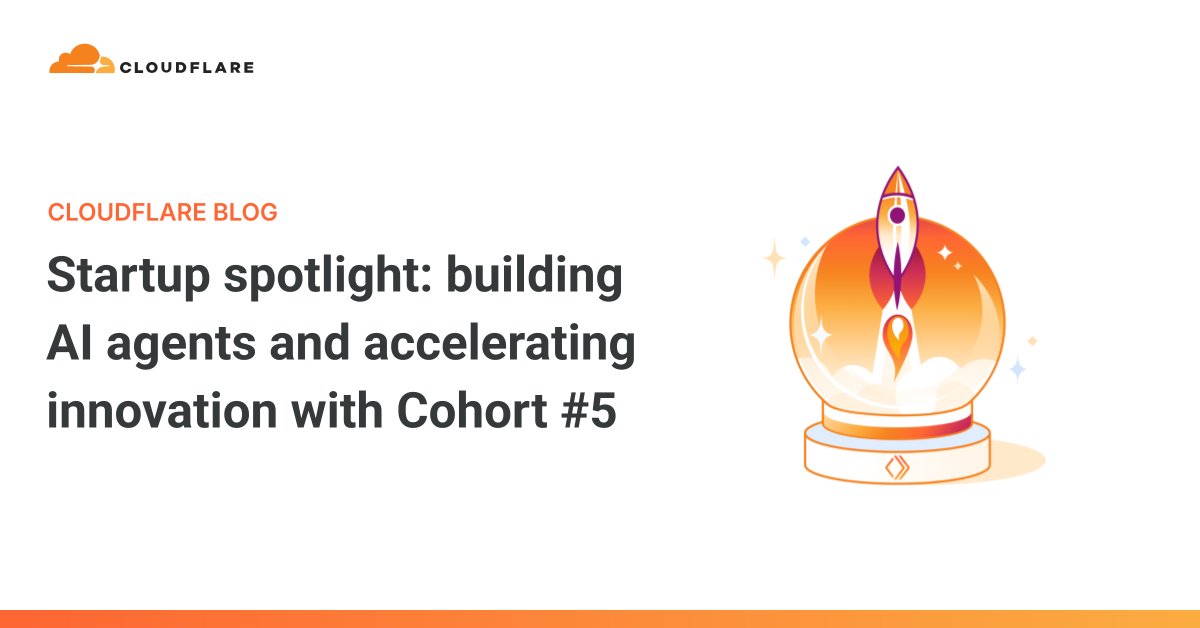 JohndMeyer's tweet card. Explore how developers are using Cloudflare to scale AI workloads and streamline automation. Learn more about what our participants in Workers Launchpad Cohort #4 have built, and check out the latest...