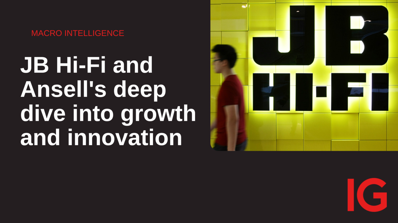 IGAus's tweet card. Explore the highlights from JB Hi-Fi and Ansell's latest financial results, where both companies report significant earnings and strategic success in the challenging market environment.