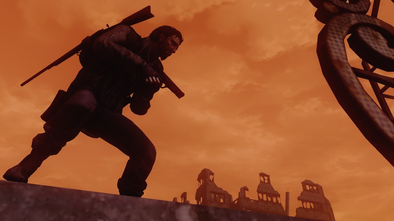 jameslorenz's tweet card. Fallout: New Vegas Modded - Come Wander With Me (Cinematic Gameplay)